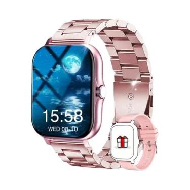 Imagem de Relógio Inteligente Com Chamada Bluetooth Monitor De Saúde Lembrete 24