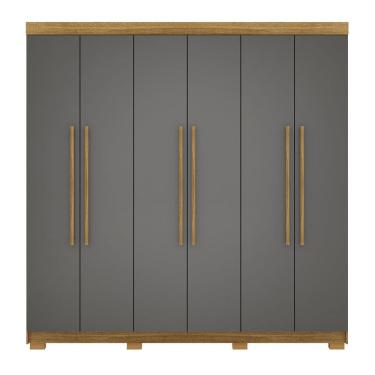 Imagem de Guarda-Roupa Alto 6 Portas 2 Gavetas Norway