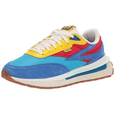 Imagem de Fila Tênis masculino Renno, Azul atômico/azul príncipe/vermelho fogo, 11