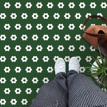 Imagem de Ladrilho de piso MORCART Peel and Stick, pacote com 20 x 20 cm, vinil