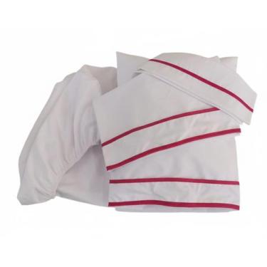 Imagem de Kit Berço Bebê 5 pçs Menino e Menina Enxoval Maternidade em Micro Perc