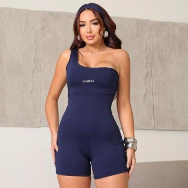 Imagem de Macaquinho Alça única- JinkingStore, Esportivo, Academia, Leve, Fresco