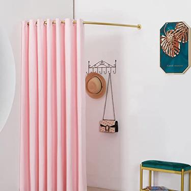 Imagem de Apropriado para boutique, loja de roupas, provador, vestiário, vestiário, vestiário em forma de C, vestiário, vestiário usado em shopping e escritório (Cor: C, bateria *1: 90 cm)
