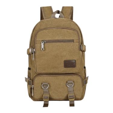 Imagem de Mochila Urban Canvas 20L impermeável para viagens e caminhadas M64