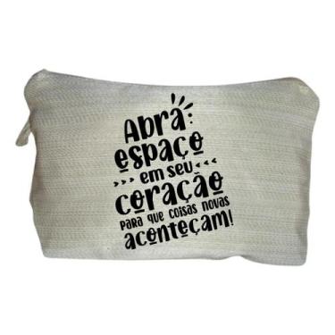 Imagem de Necessaire Personalizada Motivacional Presente Criativo - LARANJA E MI