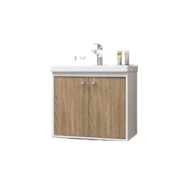 Imagem de Banheiro Armario Cuba Pia 100% Mdf - 50 cm(Berlin)