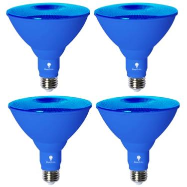 Imagem de Bluex Bulbs Lâmpada De Holofote Led Par38 - 18 W (Equivalente A 120 W) - Regulável - Base E26 - Luzes Led, Decoração De Festa, Varanda, Iluminação Residencial, Iluminação De Feriado, Holofotes (Azul