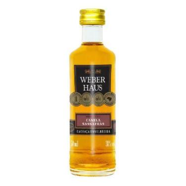 Imagem de Cachaça Premium Weber Haus Ouro Canela Sassafrás - Mini 50ml