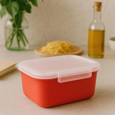 Imagem de Marmita Fitness Pote Plastico 750ml com Trava Para Dietas Almoço Janta