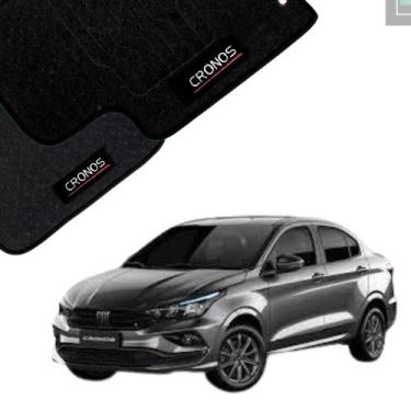 Imagem de Jogo De Tapete Borracha P/ Fiat Cronos 17 A 23 Com Logo - CGAUTOPARTS
