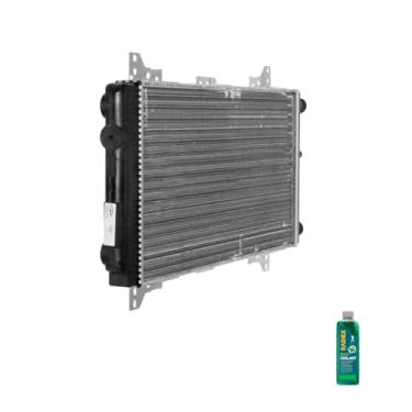 Imagem de Kit Radiador Ford Escort 1.6 84/86 MT CHT Com Aditivo RadiEx R1882 Verde