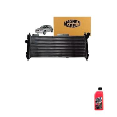 Imagem de Kit Radiador GM Corsa Classic 2006/2009 16V + Aditivo Radiador Paraflu 1L Rosa
