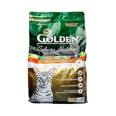 Imagem de Golden Seleção Natural Gatos Adultos Sabor Frango e Arroz  Ração Seca 