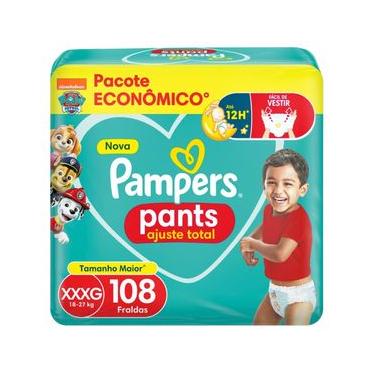 Imagem de Fralda Pampers Pants Ajuste Total Topíssima XXXG com 108un