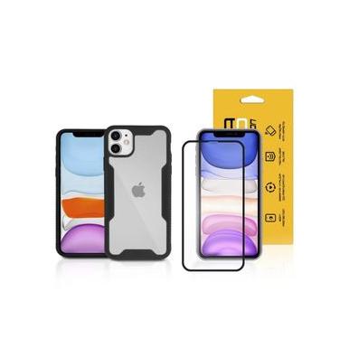 Imagem de Kit Capa case capinha Dual Shock e Película Coverage Color para iPhone 11- Gorila Shield