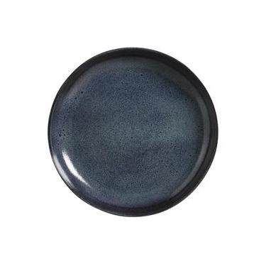 Imagem de Travessa Redonda Grande Porto Brasil Orgânico Stoneware Titanium 36cm – Azul