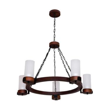 Imagem de Lustre Country Envelhecido 5 Lâmpadas 1105E - Luminárias Müller