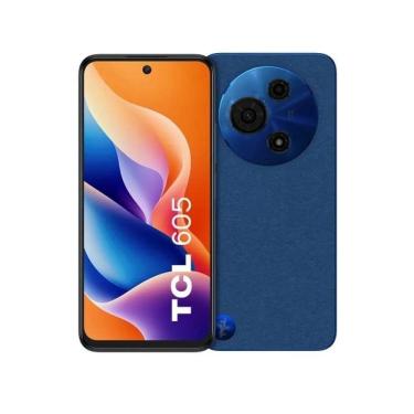 Imagem de Smartphone TCL 605, 4G, 128GB, 4GB+8GB de RAM, Tela 6,7&quot;, Câmera Traseira 50MP + 0.08MP, Azul  TCL