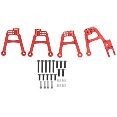 Imagem de Suporte de amortecedor dianteiro e traseiro de liga de alumínio SIWOTED adequado para carro RC Axial SCX10 II 90046/90047
