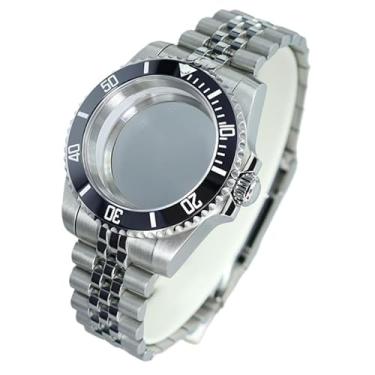 Imagem de FEIYASHI Caixa de relógio de aço impermeável de 40 mm GMT/SUB Vidro de safira para NH35/NH36 Miyota8215 ETA2824 Movimento Mostrador de 28,5 mm, Tampa inferior de vidro 2, For NH35/35/38 Movement