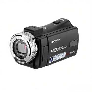 Imagem de Câmera de Vídeo Digital V12 1080P Full HD com Tela LCD Rotativa 3 0 Polegadas 16X Suporta Visão Noturna Detecção Facial Beleza Máx 30 Megapixels Portátil Gravação