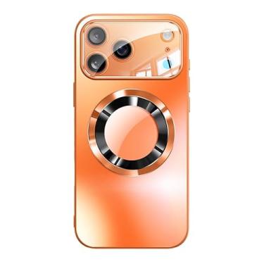 Imagem de Doulings Capa com design da série magnética para iPhone 13 Pro Max, [compatível com MagSafe] [proteção contra quedas militares e lente de câmera completa] Capa de janela grande com logotipo à prova de