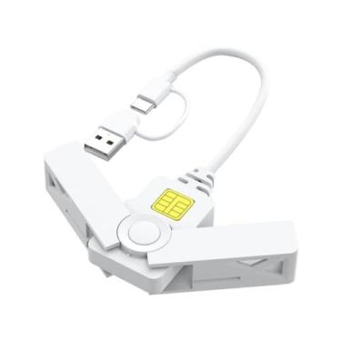 Imagem de Smart CAC Card Reader USB A Type-C USB Common Access Tax Declaration SIM/ID/Bank Card Reader Common Access CAC Reader