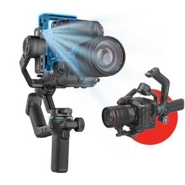 Imagem de FeiyuTech SCORP-C2 Gimbal estabilizador DSLR e câmera mirrorless, câmera Gimbal com rastreamento de IA integrado, disparo vertical nativo, carga útil de 3,5 kg/7,72 lbs para Canon/Sony/Panasonic/Nikon