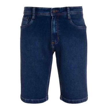 Imagem de Bermuda Dudalina Denim Malha Jeans Masculina-Masculino