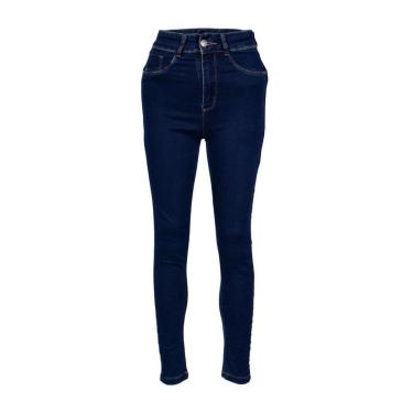 Imagem de Calça Jeans Feminina Sawary Plush Up Azul Escuro-Feminino