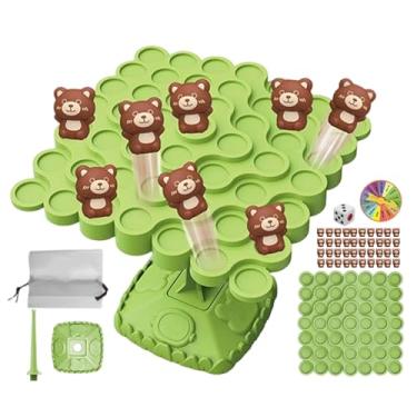 Imagem de Jogos De Equilíbrio Para Crianças,Quebra-Cabeça de Mesa Árvore de Desenho Animado - Brinquedos De Equilíbrio,para Crianças Adultos Meninos Meninas Pré-escolar Jardim de Infância Aniversário