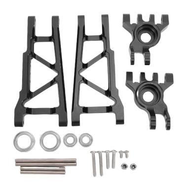 Imagem de XUXHOU Braços de Controle, Conjunto de Eixo de Direção de Suspensão de Liga RC, Substituição de Braço de Junta de Bloco para TRAXXAS BL 2S SLASH 4X4 RC, Peças de Atualização Traseira