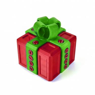 Imagem de QAONIE Caixa irritante de presente de Natal infantil, caixa de presente engraçada para dinheiro e porta-cartões, presente realmente brincadeira. (vermelho + verde)