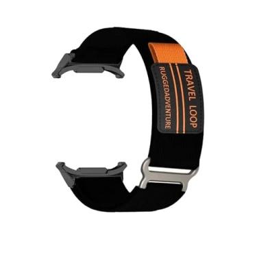 Imagem de DFAMIN Pulseira esportiva masculina de nylon para Samsung Galaxy Watch 7 Ultra de 47 mm para Galaxy 7 de 47 mm ultra sem lacunas (01 preta)