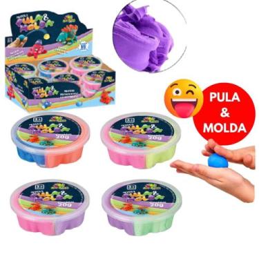 Imagem de 5Massa Elástica Modelar Pula e Molda Diversão e Criatividade - Art Bri