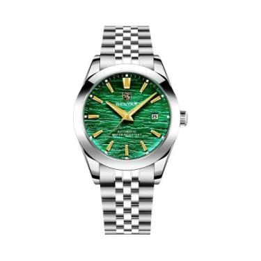 Imagem de Relógio Mecânico Masculino BENYAR 40MM 2024, 50M À Prova D'Água, Autom