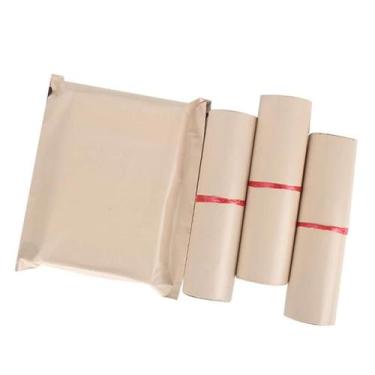 Imagem de Bolsas De Courier Impermeáveis Bege 20Pcs/Pacote Envelope De Polietile