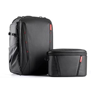 Imagem de Mochila para câmera PGYTECH OneMo 2 25L-33L com bolsa de ombro para fotógrafos, bolsa grande impermeável para câmera Canon/Nikon/Sony/dji Drone/laptop/tripé, preta