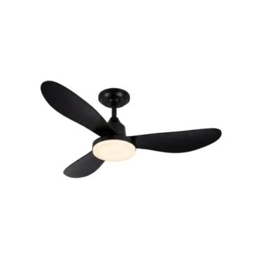 Imagem de Ventilador de Teto Plafon Aires Preto com Pás 25W LED Multicolor Dimerizável – Ultra Silencioso, 6 Velocidades, Controle Remoto para Salas, Quartos e Ambientes Internos