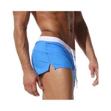 Imagem de Sunga De Praia Masculina De Secagem Rápida, 10 Cores, Design Com Bolso