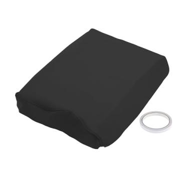 Imagem de REPAIROCK Capa de apoio de braço da tampa do console central para Ford F-150 2015-2023 Tahoe protetor de braço protetor de braço de couro de microfibra preto