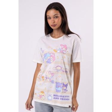 Imagem de Camiseta Hello Kitty e Amigos Música - Piticas, M, Off white