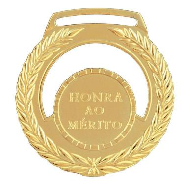 Imagem de Kit Com 10 Medalhas Vitória Honra ao Mérito 51000 55MM Com Fita-Unissex