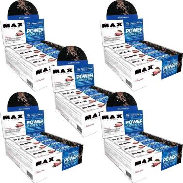 Imagem de Kit 5X Power Protein Bar - 12 Unidades 41g Napolitano - Max Titanium-Masculino