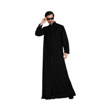 Imagem de Neo Trinity Morpheus Blusão, Cosplay Unissexo, Uniforme Preto, Óculos 