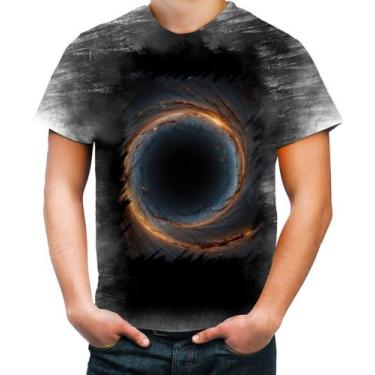 Imagem de Camiseta Desgaste Buraco Negro Gravidade Espaço 12 - Kasubeck Store, B
