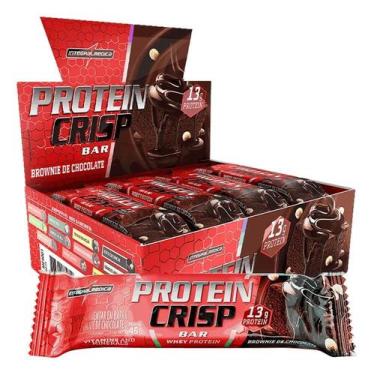 Imagem de Barra de Proteína Whey Crisp Bar Brownie Chocolate 12un Inte - Congrat