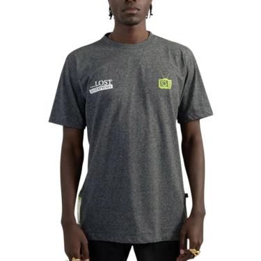 Imagem de Camiseta Especial Lost Mouline Preta-Masculino