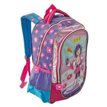 Imagem de Mochila Infantil Passeio/Escolar - Gamer Feminina - Denlex