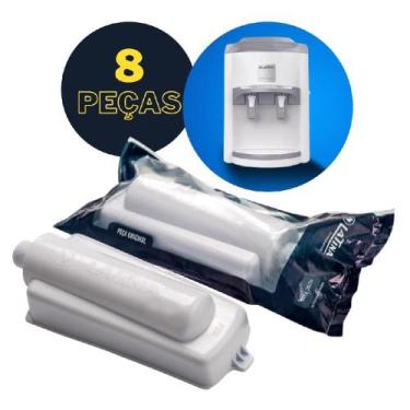 Imagem de Kit 8 Filtro Original Latina P355 Bacteriostático INMETRO Premium, Com
